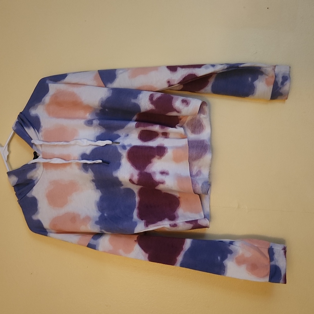 Tye dye cropped hoodie size med